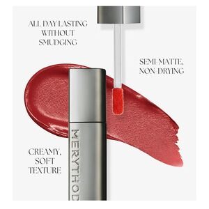 Merythod ReelTattoo Velvet Tint 06 Delight Red Long Lasting Lip Stain Rich Color
